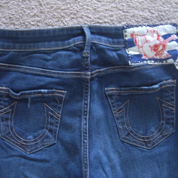 Like New Excellent Condition True Religion Women Jeans sz 26 Made in China - Picture 3 of 6